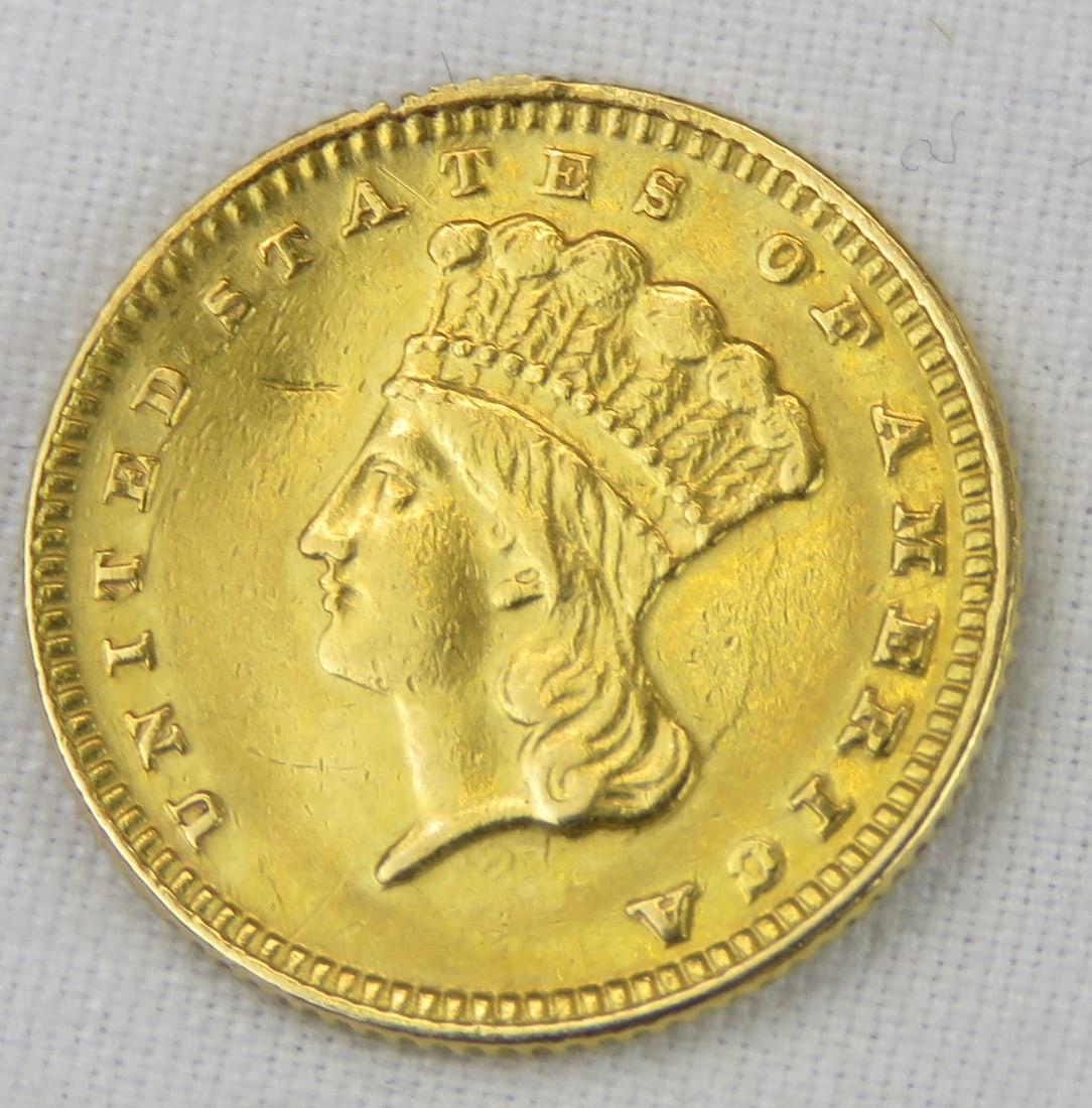 1889 $1 Gold Princess Head (1 of 2)