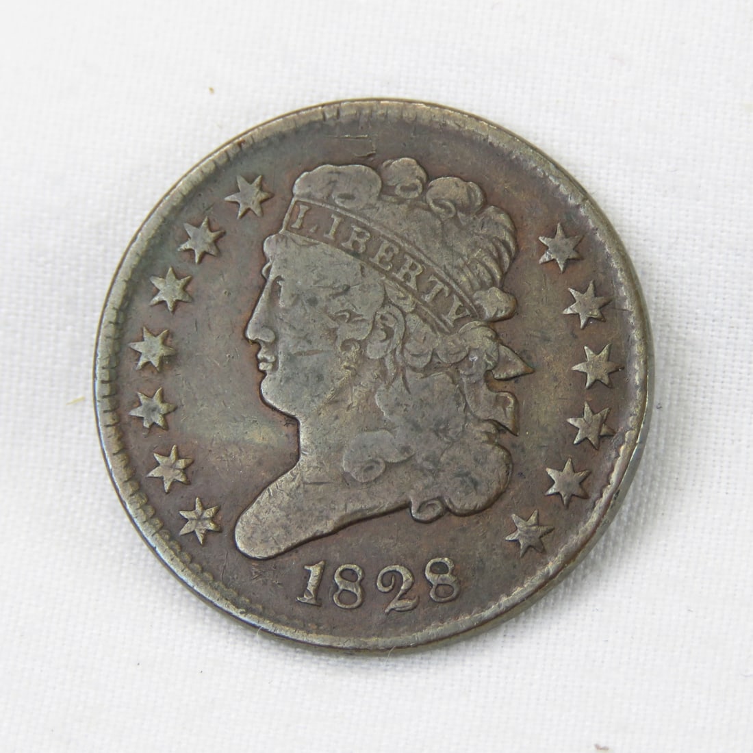 1828 Classic Head Half Cent 13 stars (1 of 2)