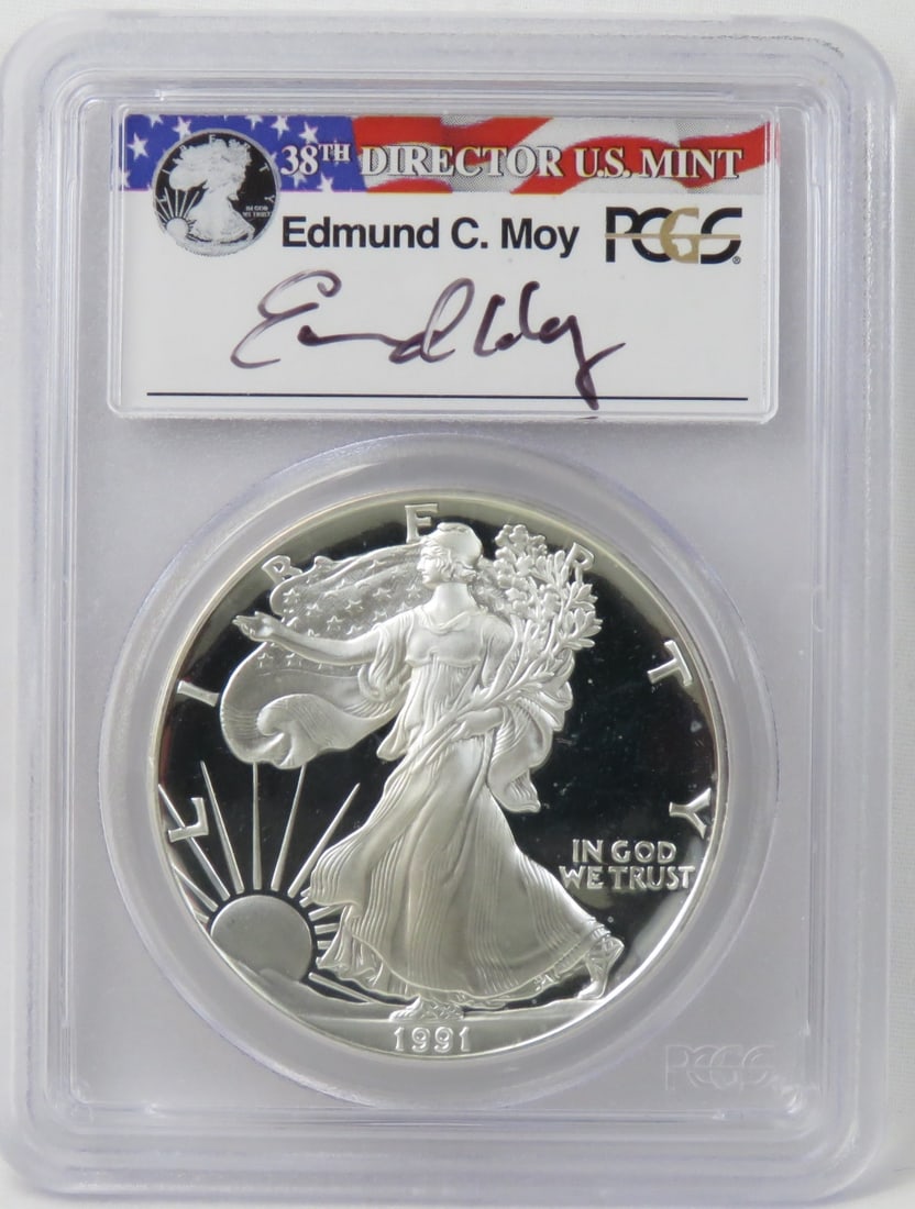 1991 S American Silver Eagle PCGS PR69DCAM (1 of 5)