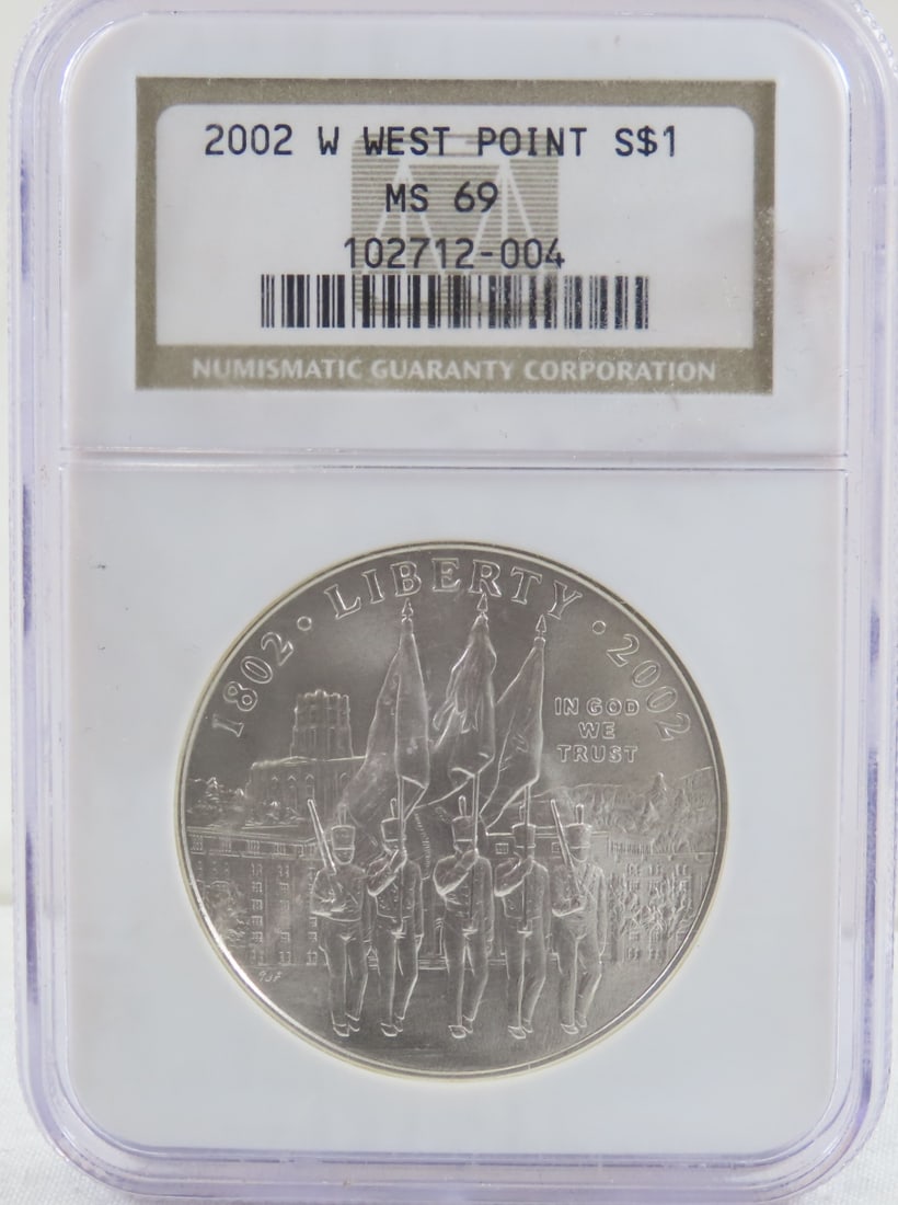 2002 W American Silver Eagle NGC MS69 (1 of 4)