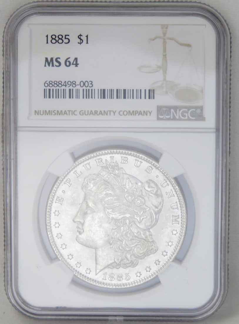 1885 Morgan Silver Dollar MS64 (1 of 4)