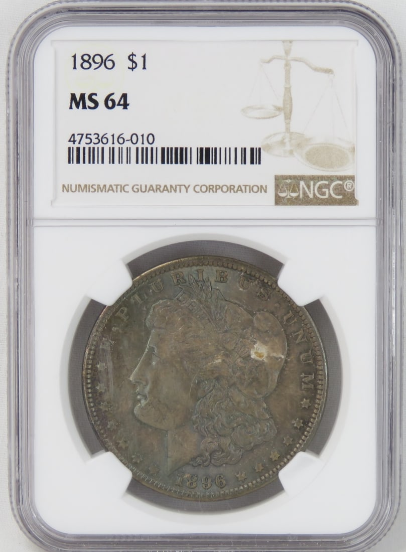 1896 Morgan Silver Dollar NGC MS64 (1 of 5)