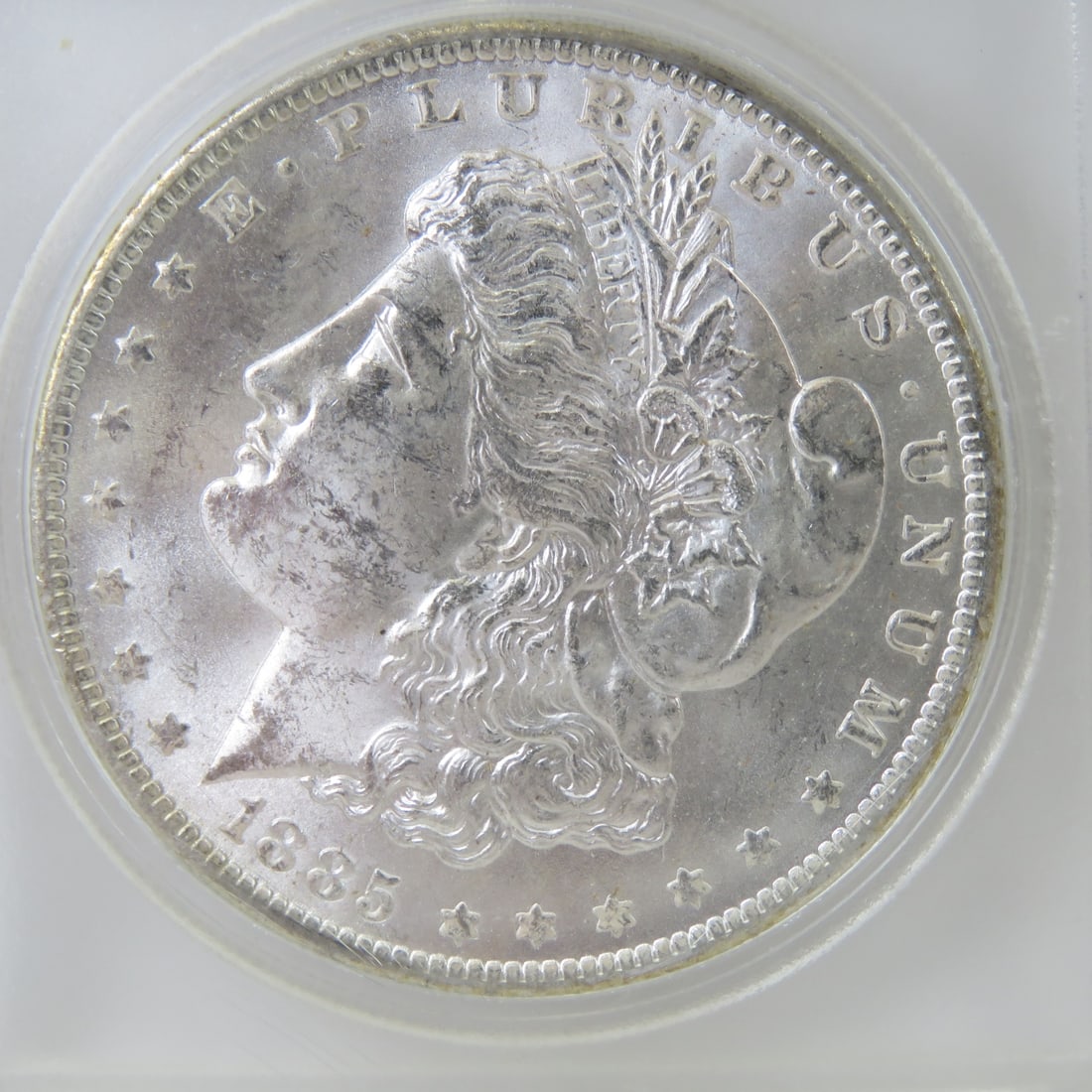 1885 O Morgan Silver Dollar BU (1 of 4)