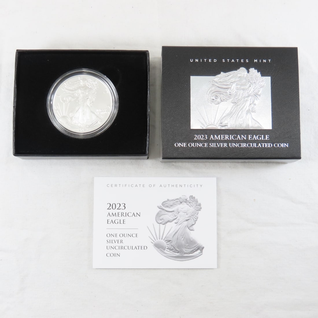 2003 W American Silver Eagle Uncirculated with box (1 of 4)