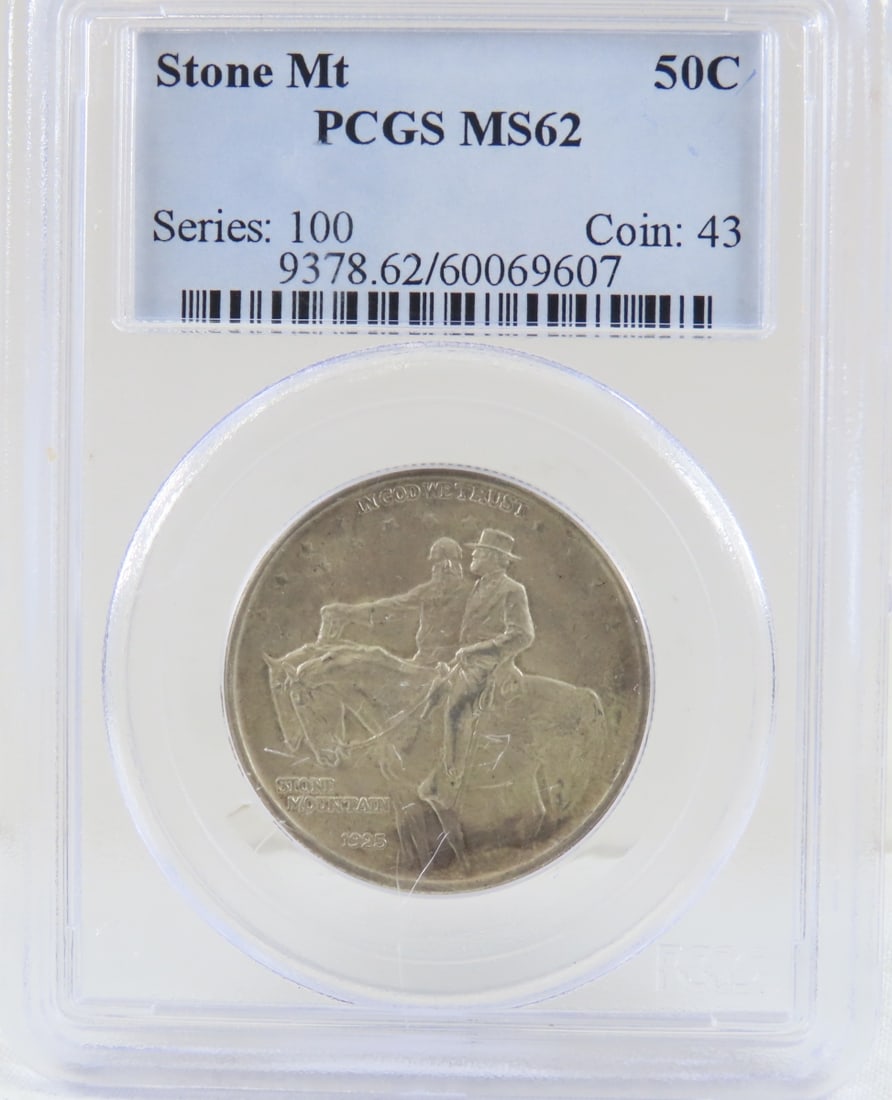 1925 Stone Mountain Half Dollar PCGS MS62 (1 of 4)