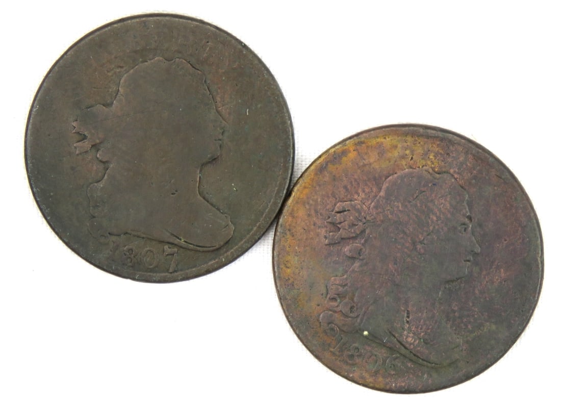 1806 & 1807 Half Cents (1 of 8)