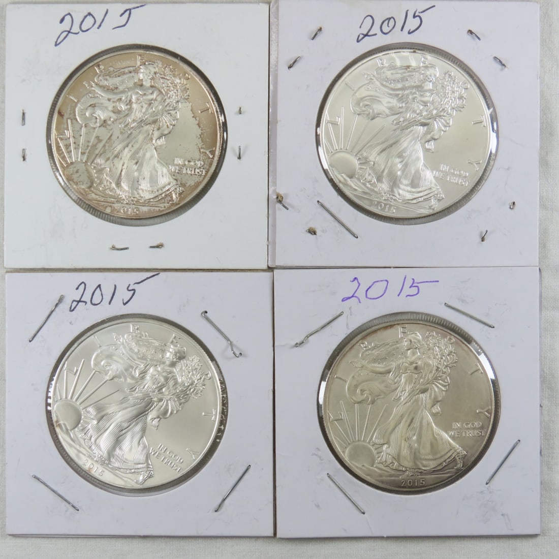 4 2015 American Silver Eagles (1 of 10)