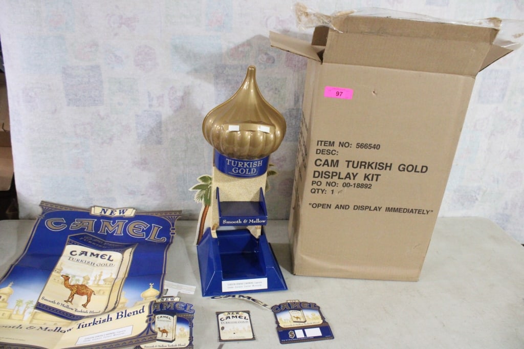 Countertop Camel Cigarette Display
