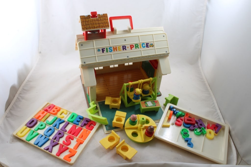 1971 Fisher Price School House, People, & More (1 of 11)