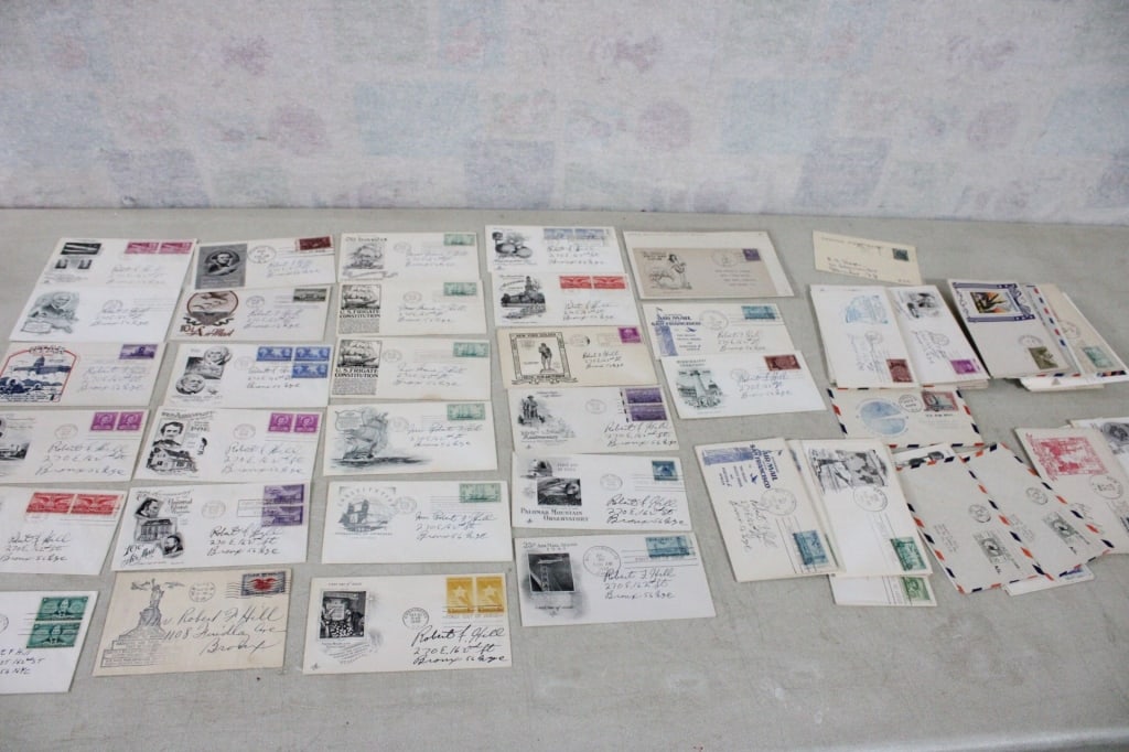 100+ First Day Cover Stamps 1930s, 1940s, 1950s (1 of 19)