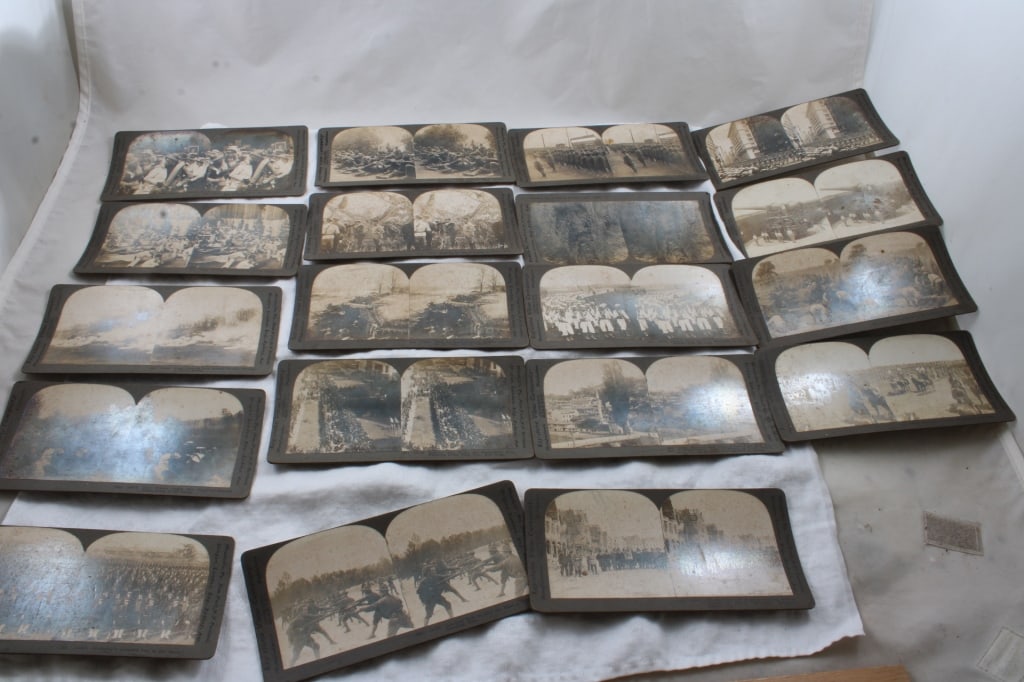 19 WW1 Stereoview Cards (1 of 14)