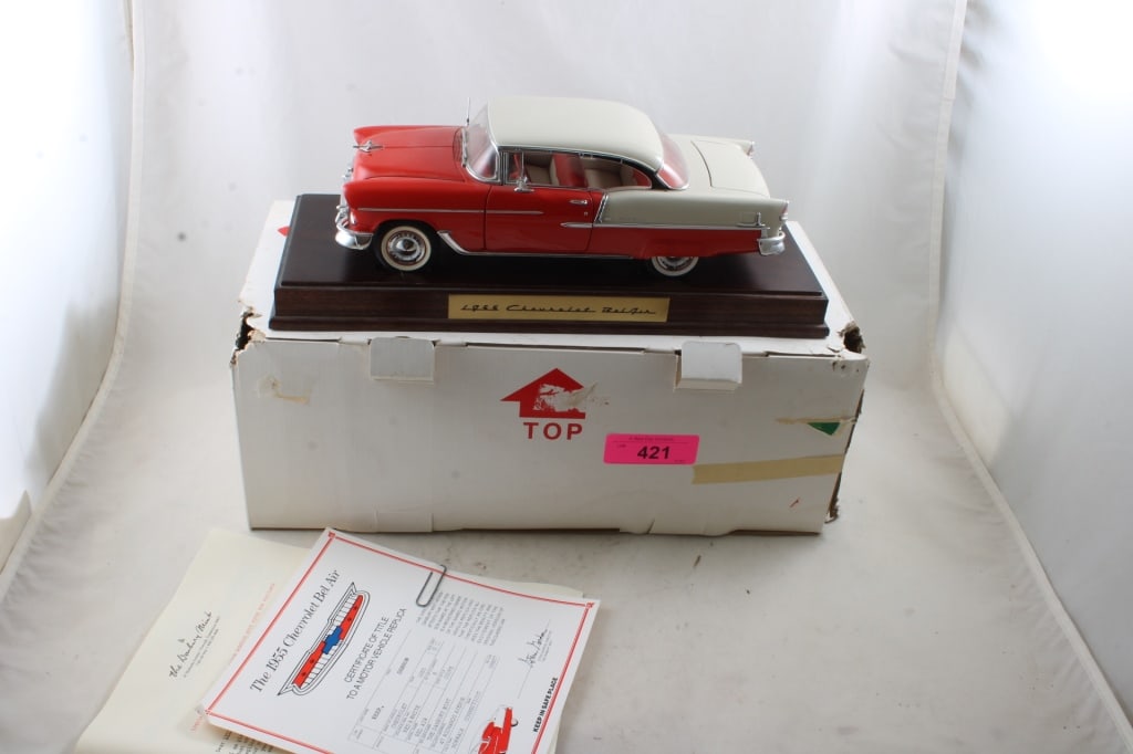 Danbury Mint 1955 Chevrolet Bel-Air 1:18 Scale NIB (1 of 18)