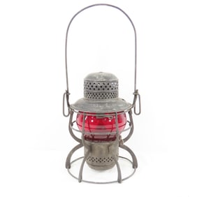 CSTPM&ORY 1925 Short Red Globe Lantern