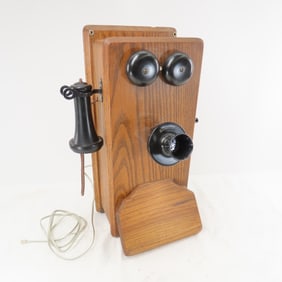 Antique Kellogg Wall Phone- Converted to Rotary