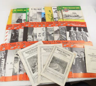 C&NW North Western Lines Magazines1940's-1970's