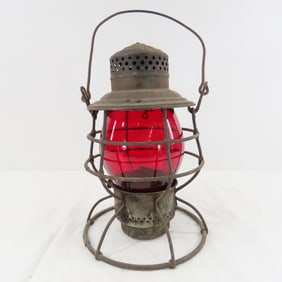 CSTPM&O Tall Adlake Adams marked Lantern
