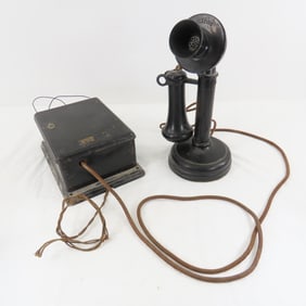 Antique Western Electric Kellogg Wall Phone