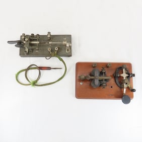 Electric Specialty MFG telegraph key & Bunnell Set