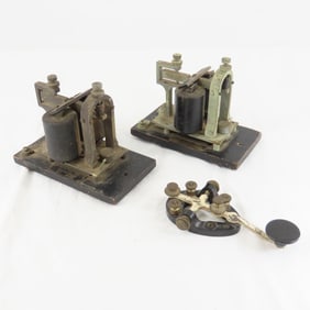 2 Western Union NYRS Telegraph Main Line Sounders