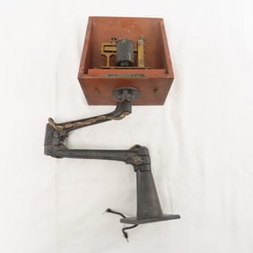 JH Bunnell Sounder on White Co Folding Arm Stand