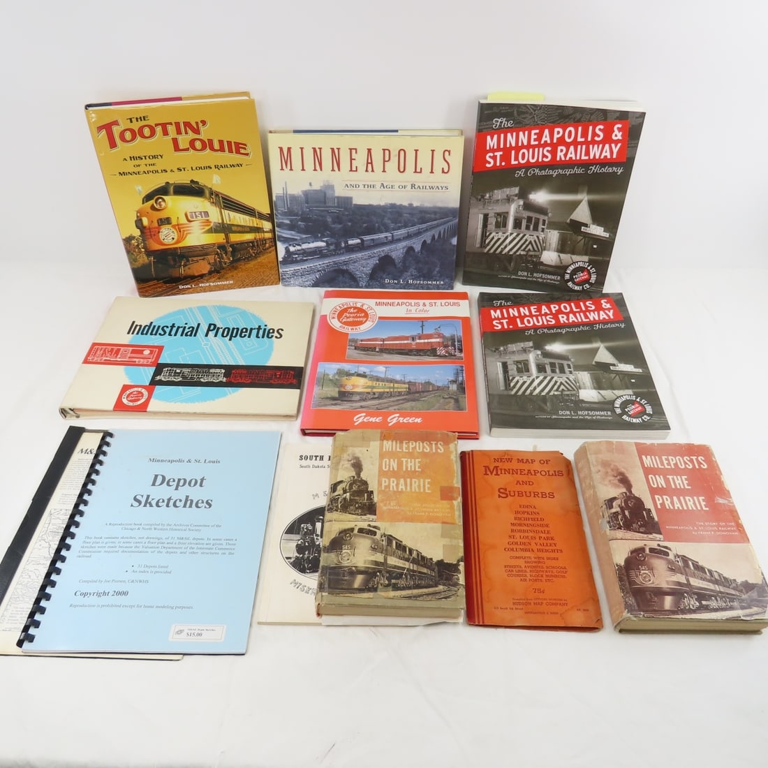 M&STL Books- 2 by Hofsomer: From the estate of the late Dennis Holmes. Please ask questions and read terms & conditions before bidding.