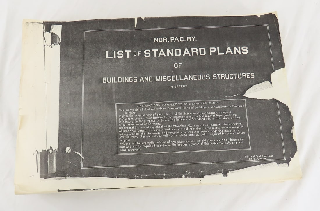 NPRY Standard Plans of Building & Structures: copy of book- 2" thick stack Please ask questions and read terms & conditions before bidding.