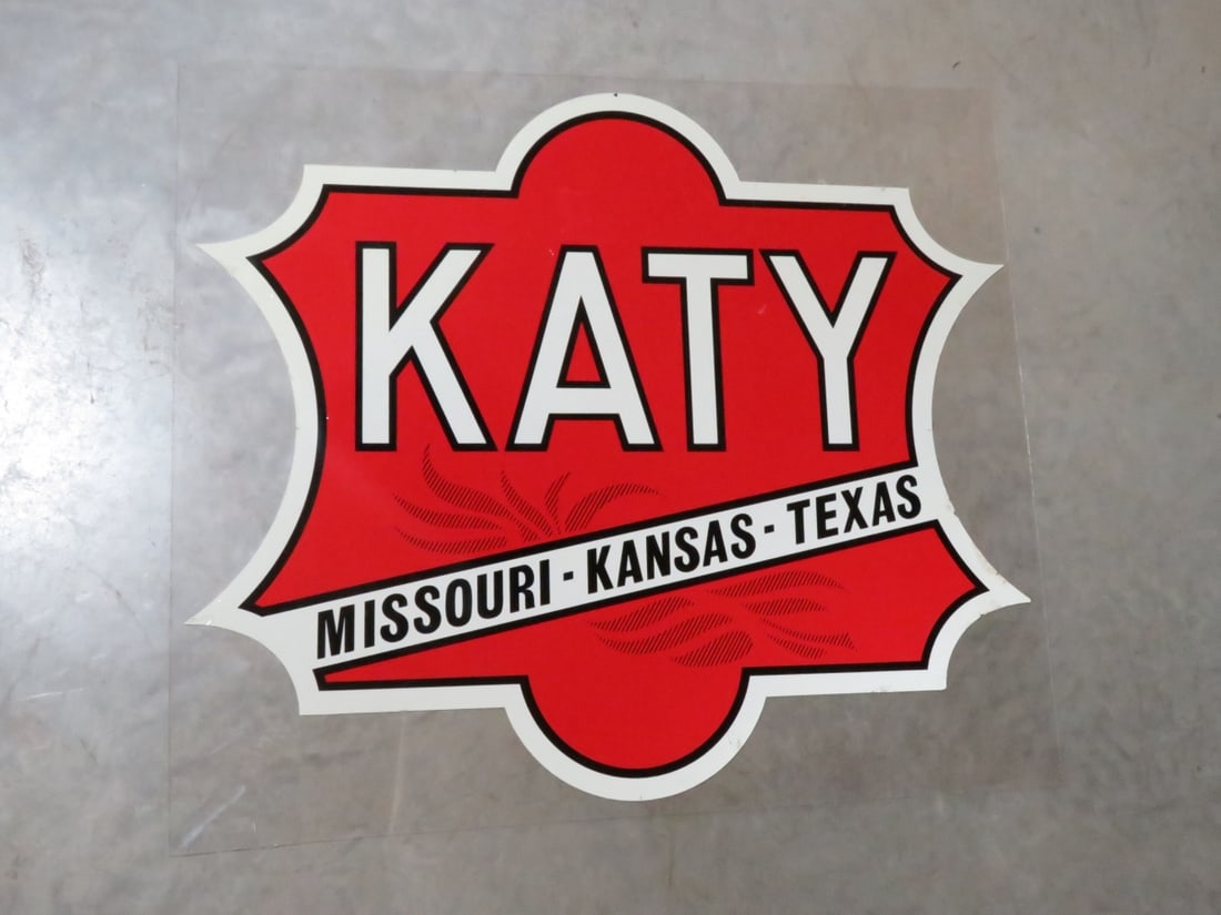 Missouri Kansas Texas Decal on Plexiglass 43x38": 3M scotch-lite reflective decal on plexiglass Please ask questions and read terms & conditions before bidding.
