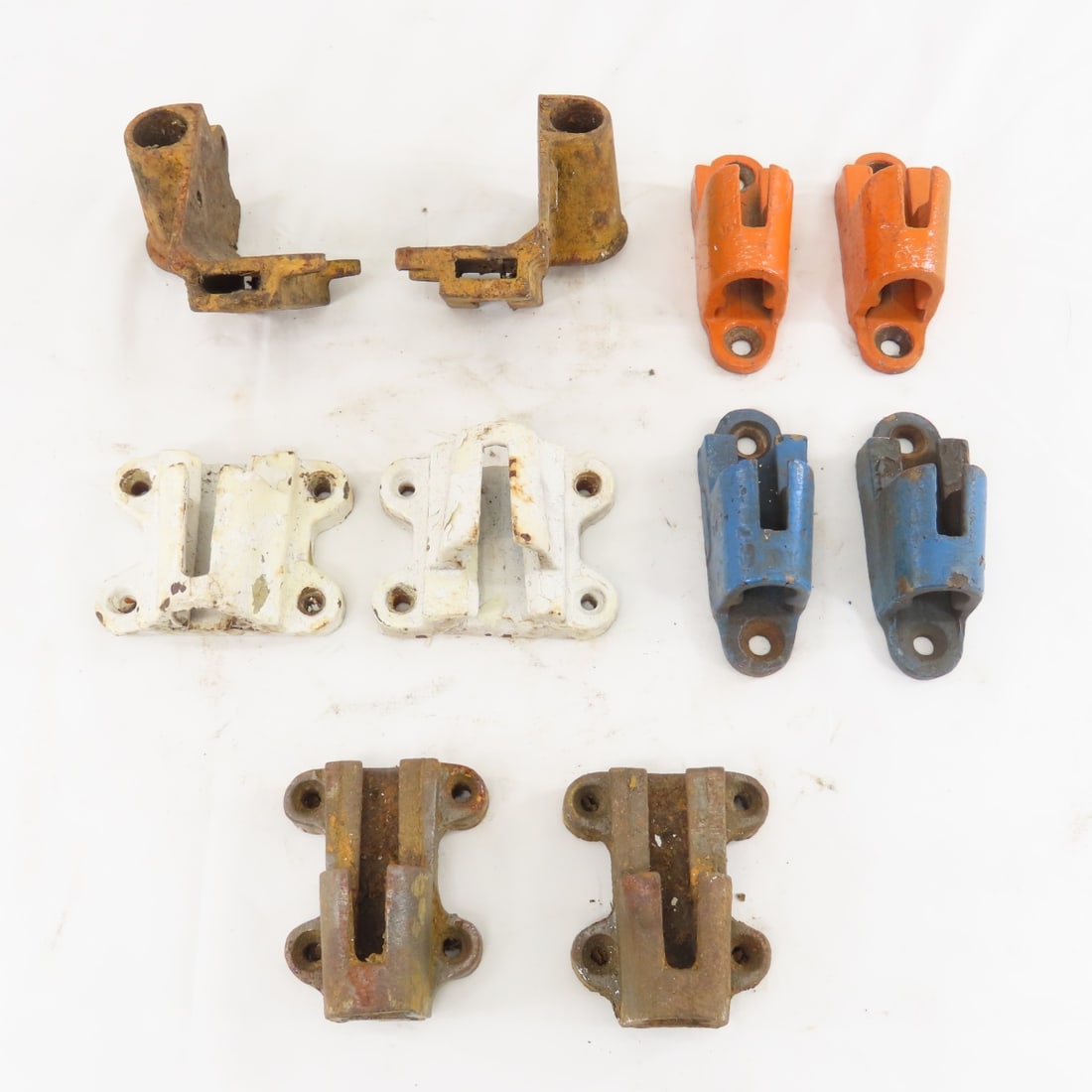 5 Matched Pairs of Caboose or Passenger Car: Marker Lamp Brackets (Misc Styles) Please ask questions and read terms & conditions before bidding.