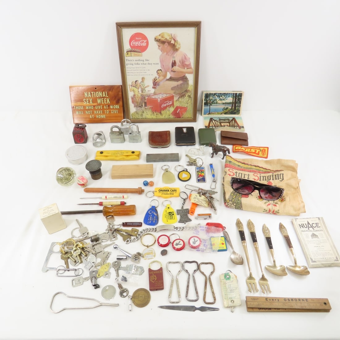 Keys, Advertising, Bottle Openers & More: Keys, Advertising, Bottle Openers & More - Please ask questions and read terms & conditions before bidding.