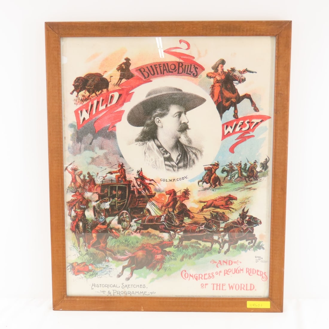 Buffalo Bill's Wild West Framed Reprint Poster (1 of 2)