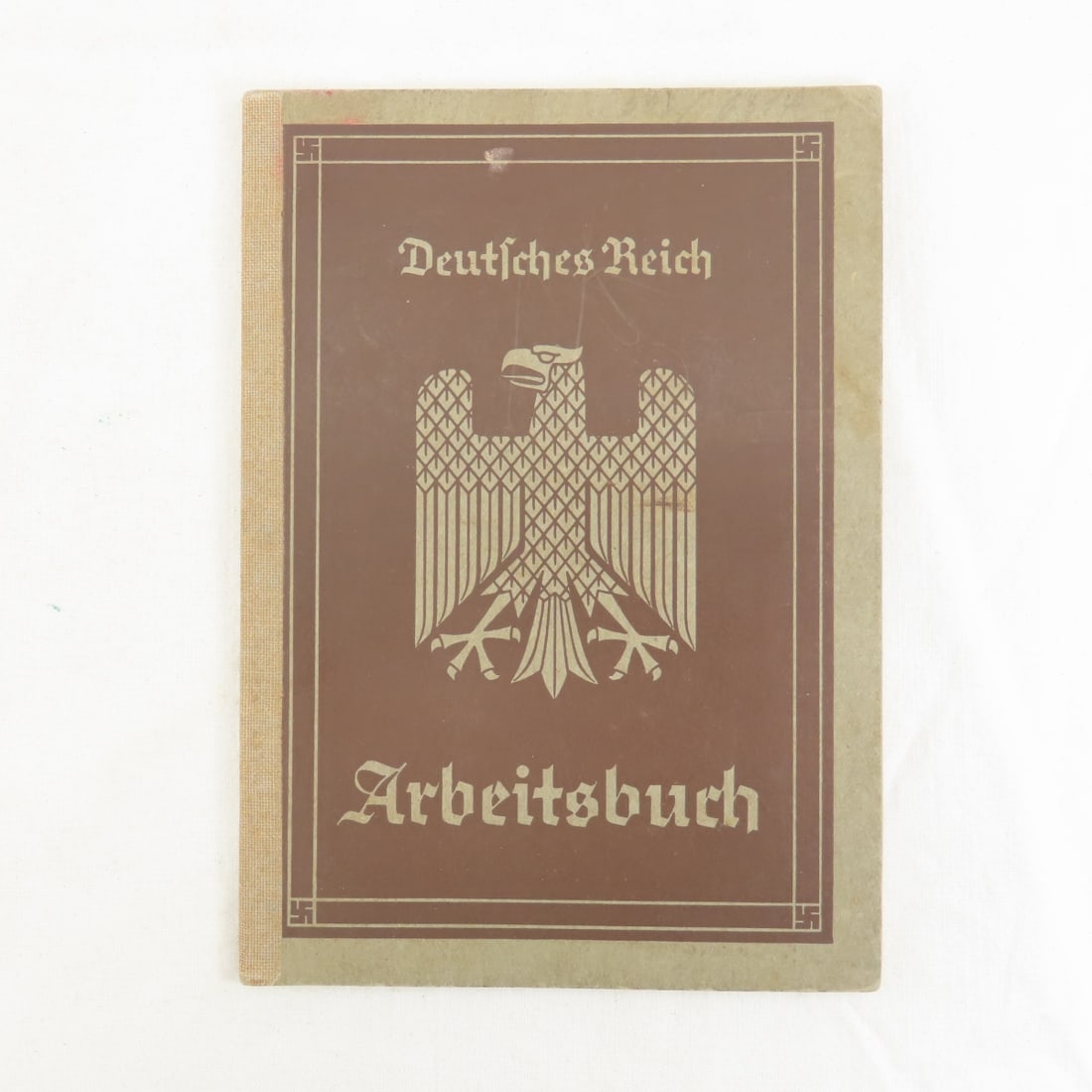 WWII German Arbeitsbuch employee record book (1 of 12)