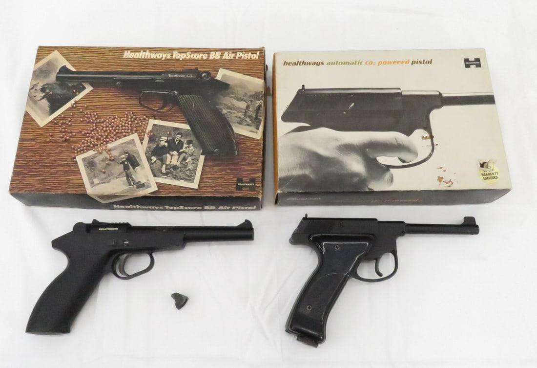 2 Vintage Healthways Air Pistols in Boxes (1 of 16)