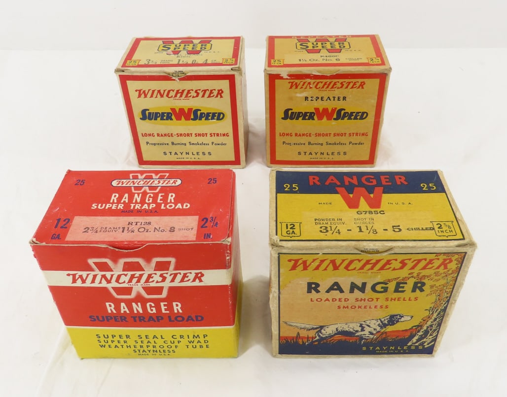 67 Vintage Winchester 12 GA Cartridges in 4 Boxes (1 of 20)