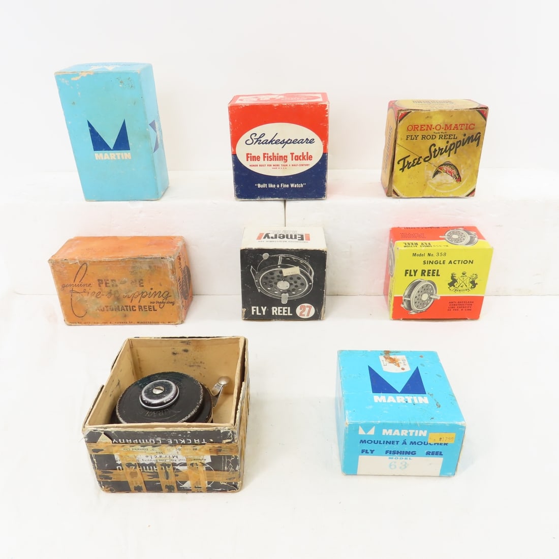 8 Fishing Reels with Boxes- Shakespeare, Martin (1 of 19)