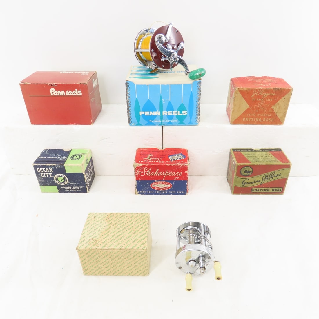 7 Fishing Reels with boxes Penn, Ocean City & more (1 of 20)