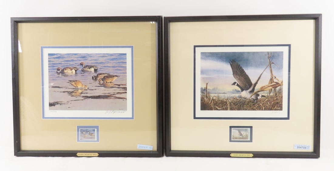 1990 & 1993 Ducks Unlimited Stamp & Prints (1 of 14)