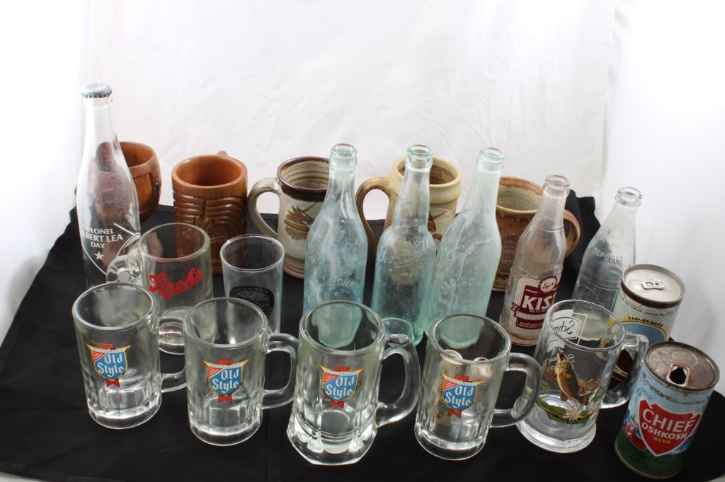 Soda & Beer Bottles, Tiki & Beer Mugs, (1 of 20)