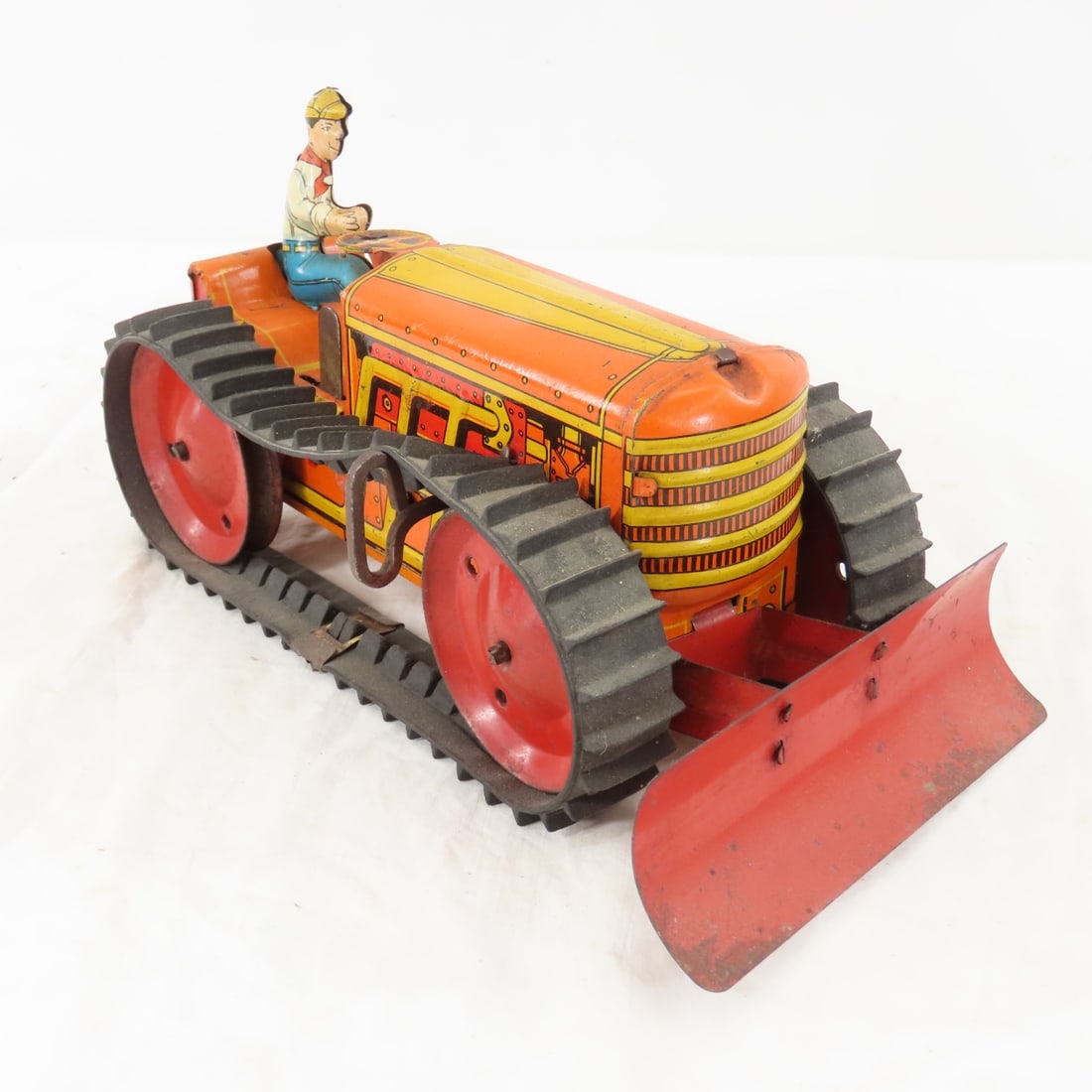 Vintage Marx Windup Hill Climber Tractor Dozer (1 of 9)