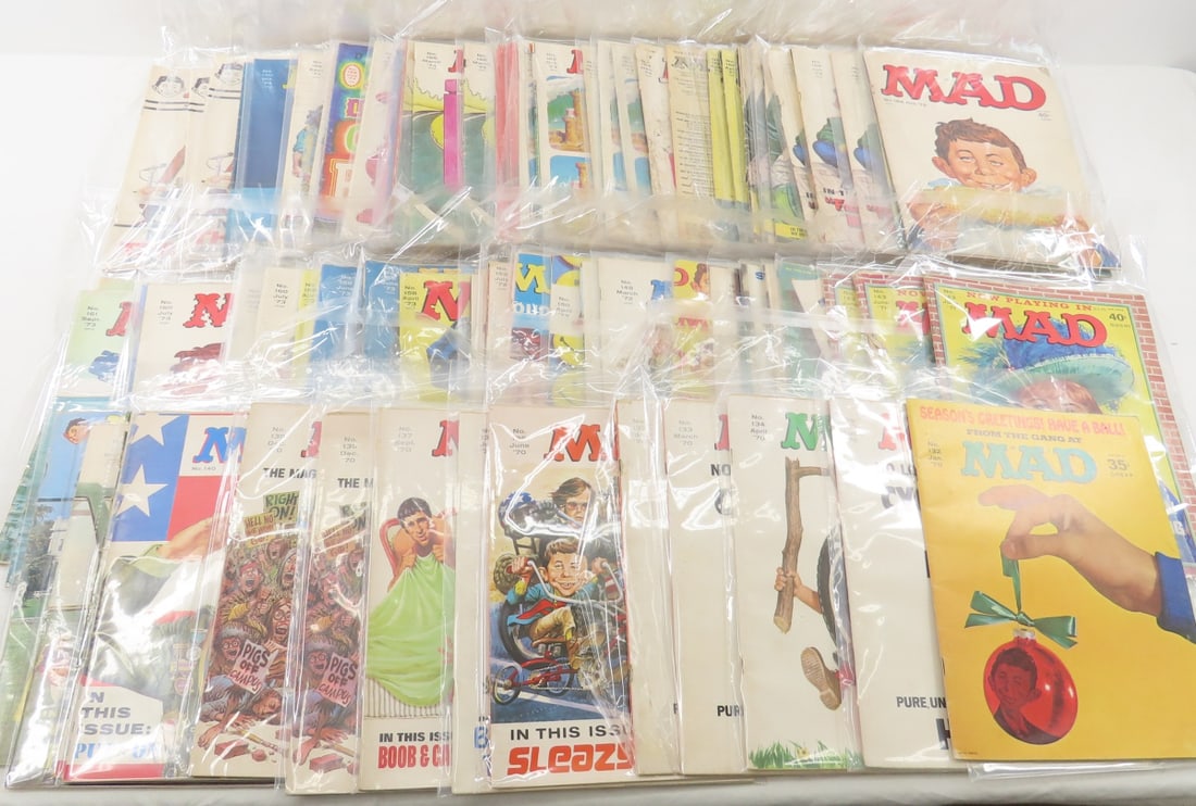 74 Mad Magazines 1970-1974, some duplicates (1 of 10)