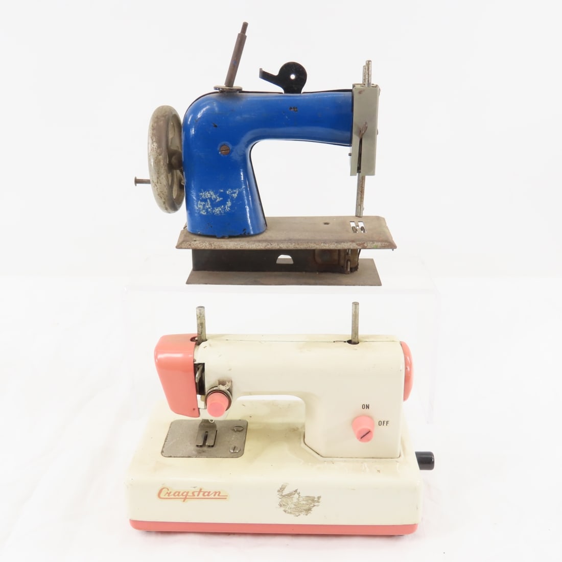 Cragstan & Unmarked Toy Sewing Machines: Cragstan & Unmarked Toy Sewing Machines - Please ask questions and read terms & conditions before bidding.