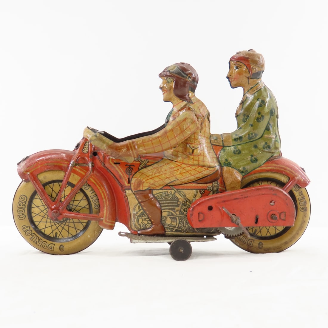 Tipp & Co Tin Wind-Up Motorcycle with 2 riders (1 of 8)