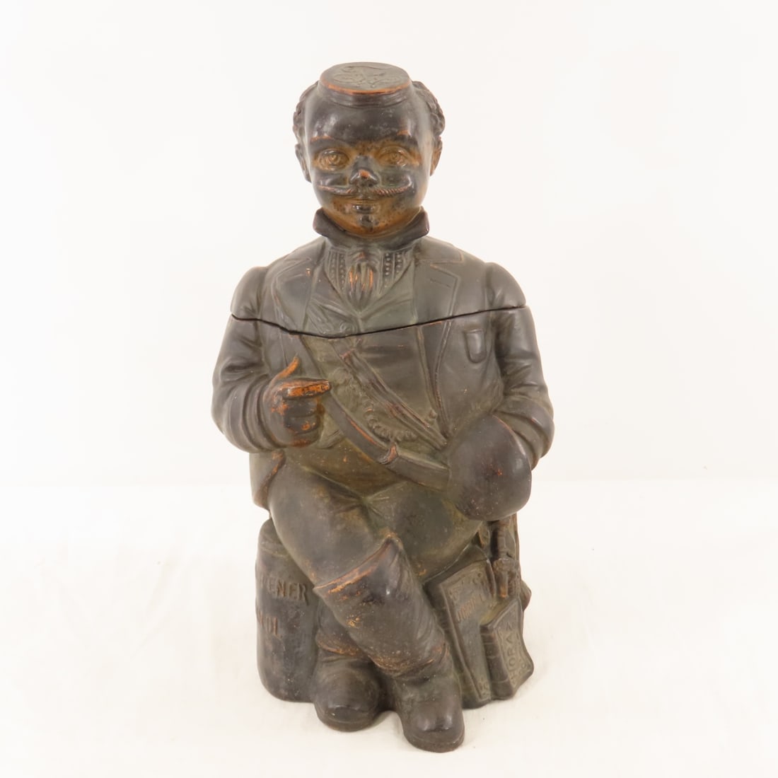 Early 1900s Austrian Gent Tobacco/Cookie Jar (1 of 11)