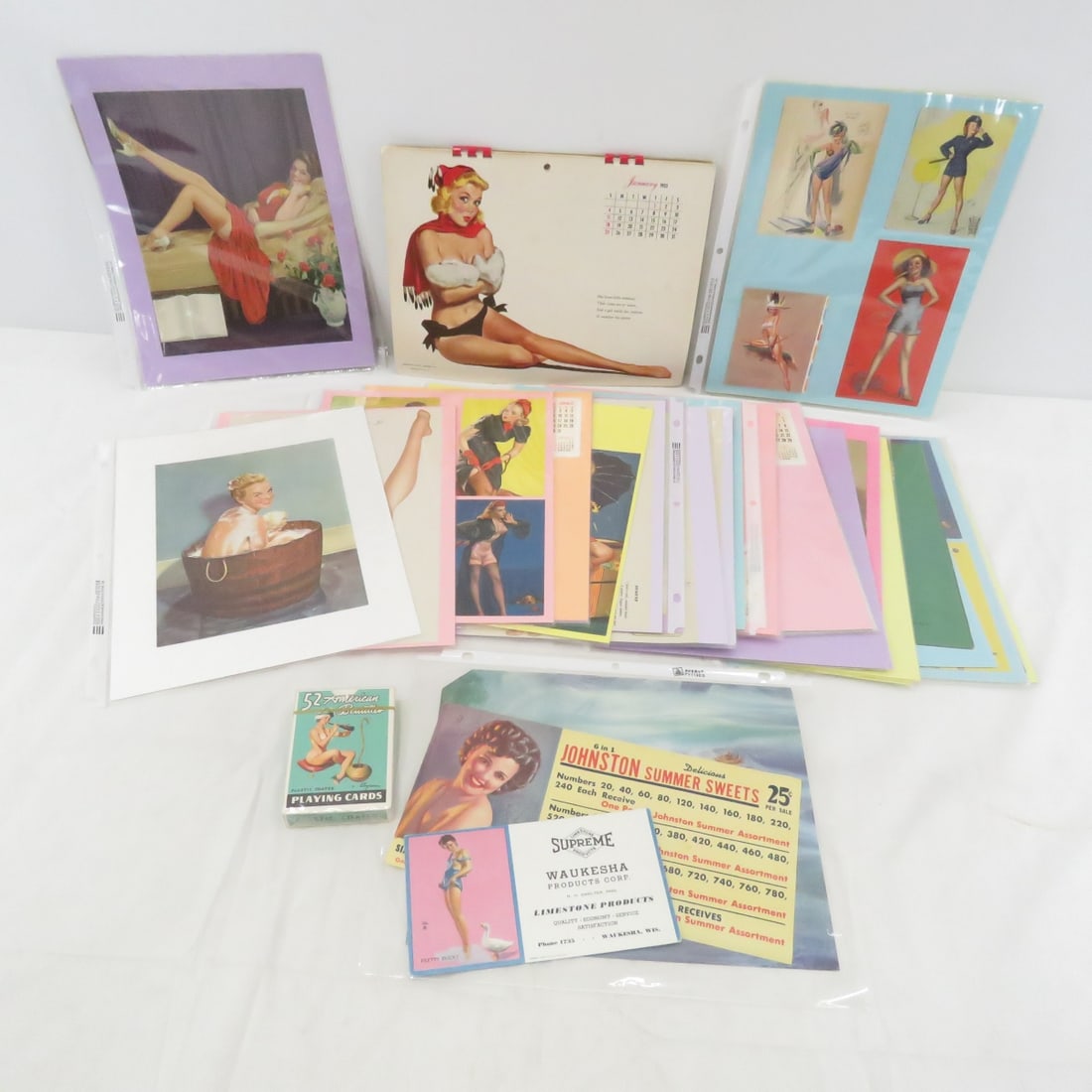 1953 Esquire Calendar & Other Pin-Up Ephemera (1 of 10)