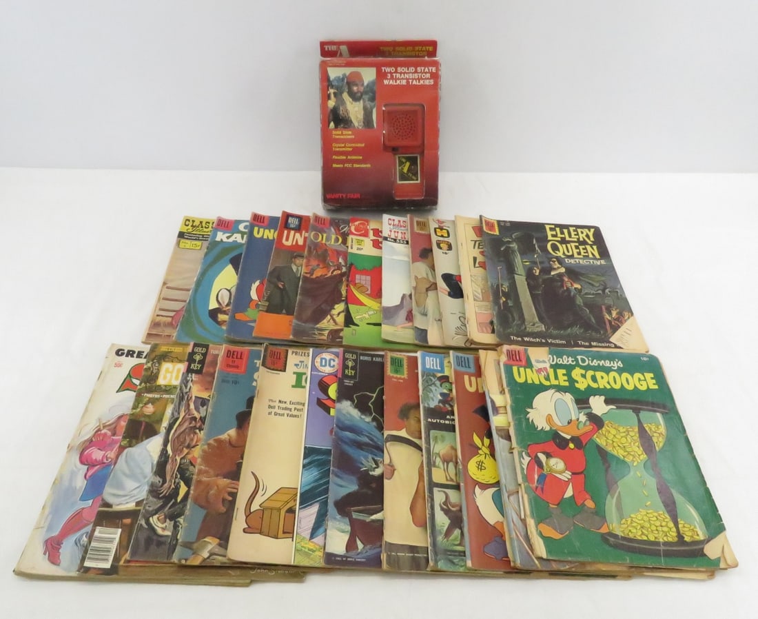 A-Team Walkie Talkie & Vintage Comics- mostly Dell (1 of 20)