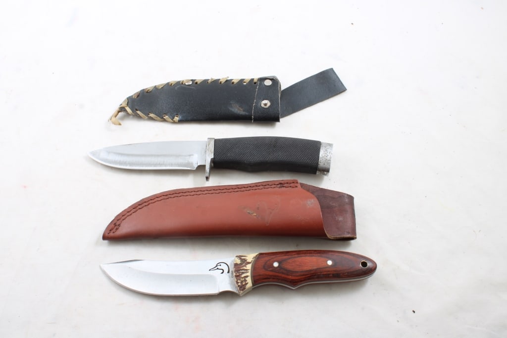 Duck's Unlimited Fixed Blade Knife w/Sheath (1 of 20)