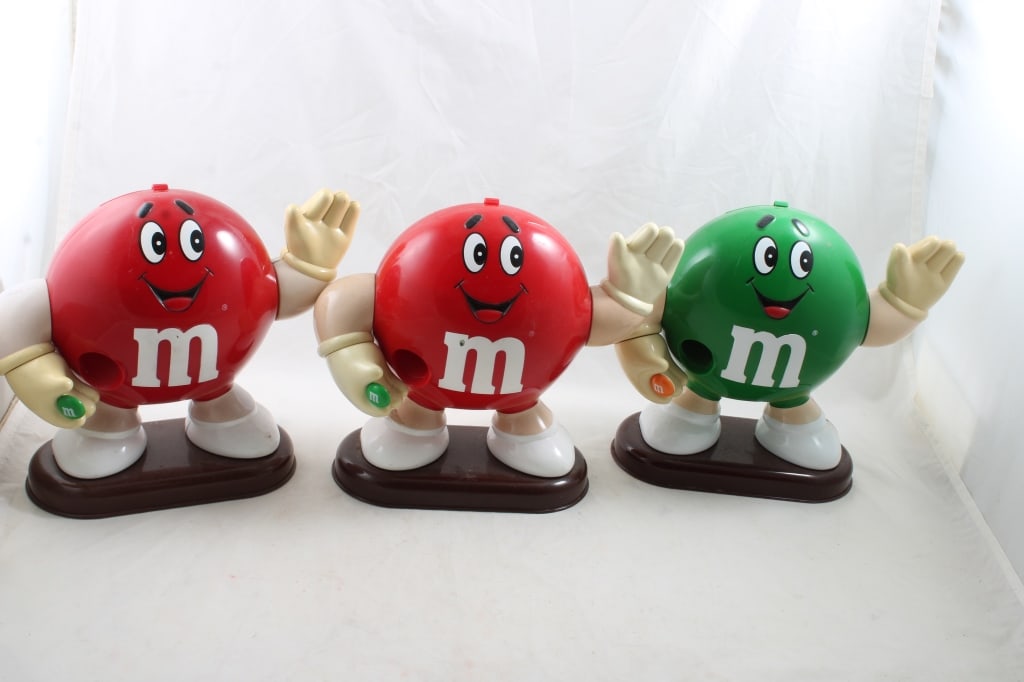 3 M&M Candy Dispensers (1 of 9)