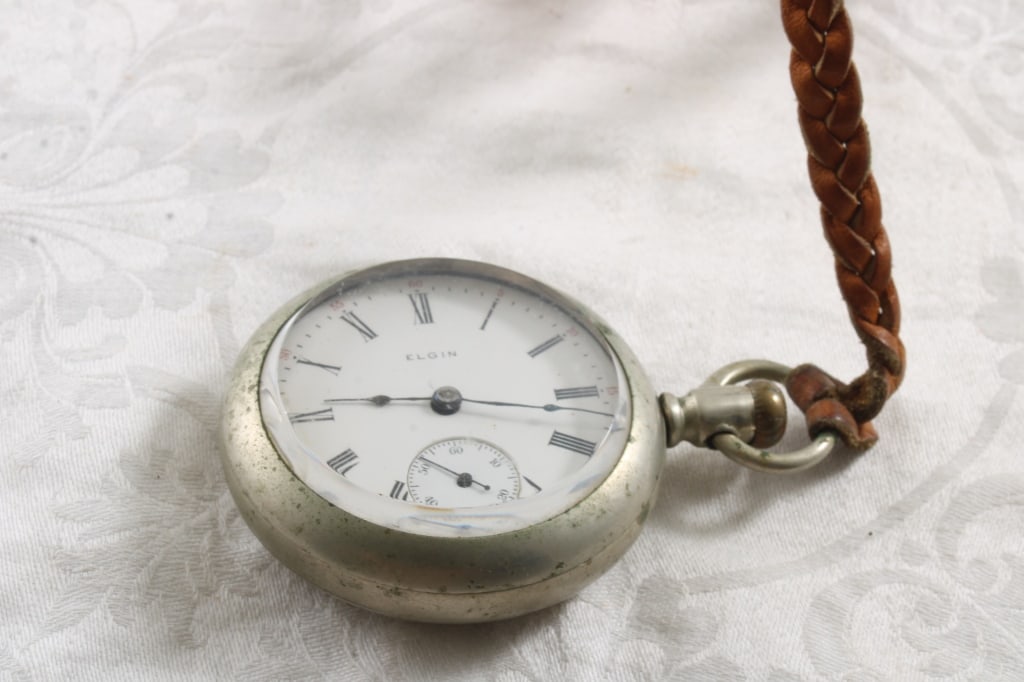 Elgin 7 Jewel Pocket Watch Stem Wind Lever Set (1 of 16)