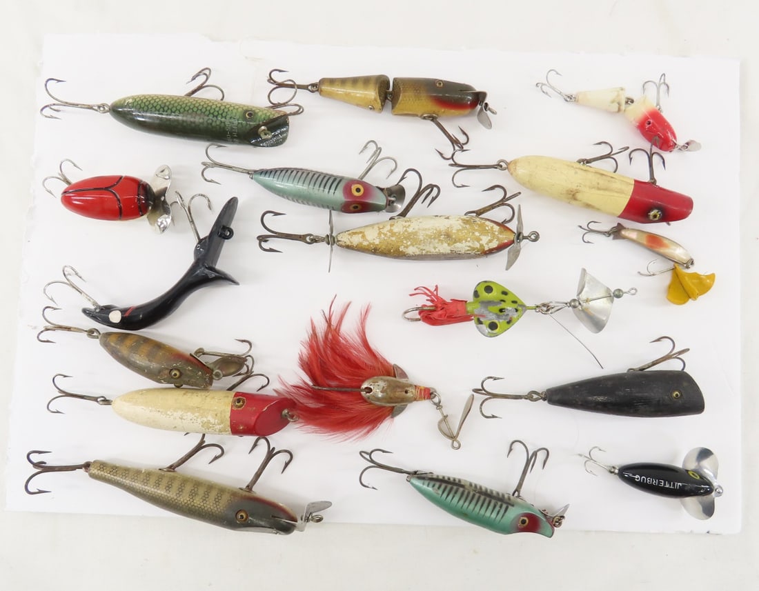 Fishing Lures Millsite, South Bend, Jitterbug: Fishing Lures Millsite, South Bend, Jitterbug - Please ask questions and read terms & conditions before bidding.