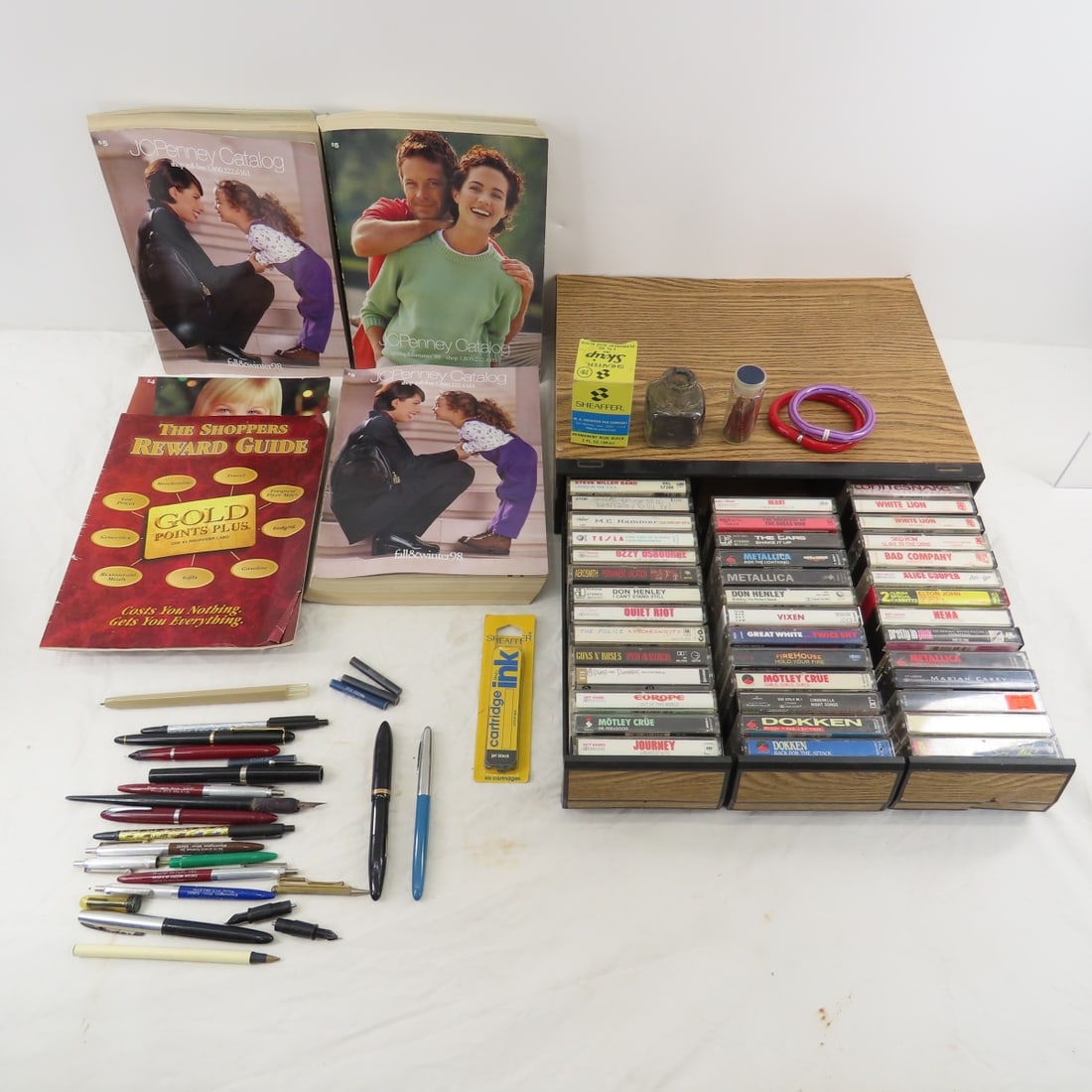 JC Penny Catalogs, Cassette Tapes, Vintage Pens (1 of 11)