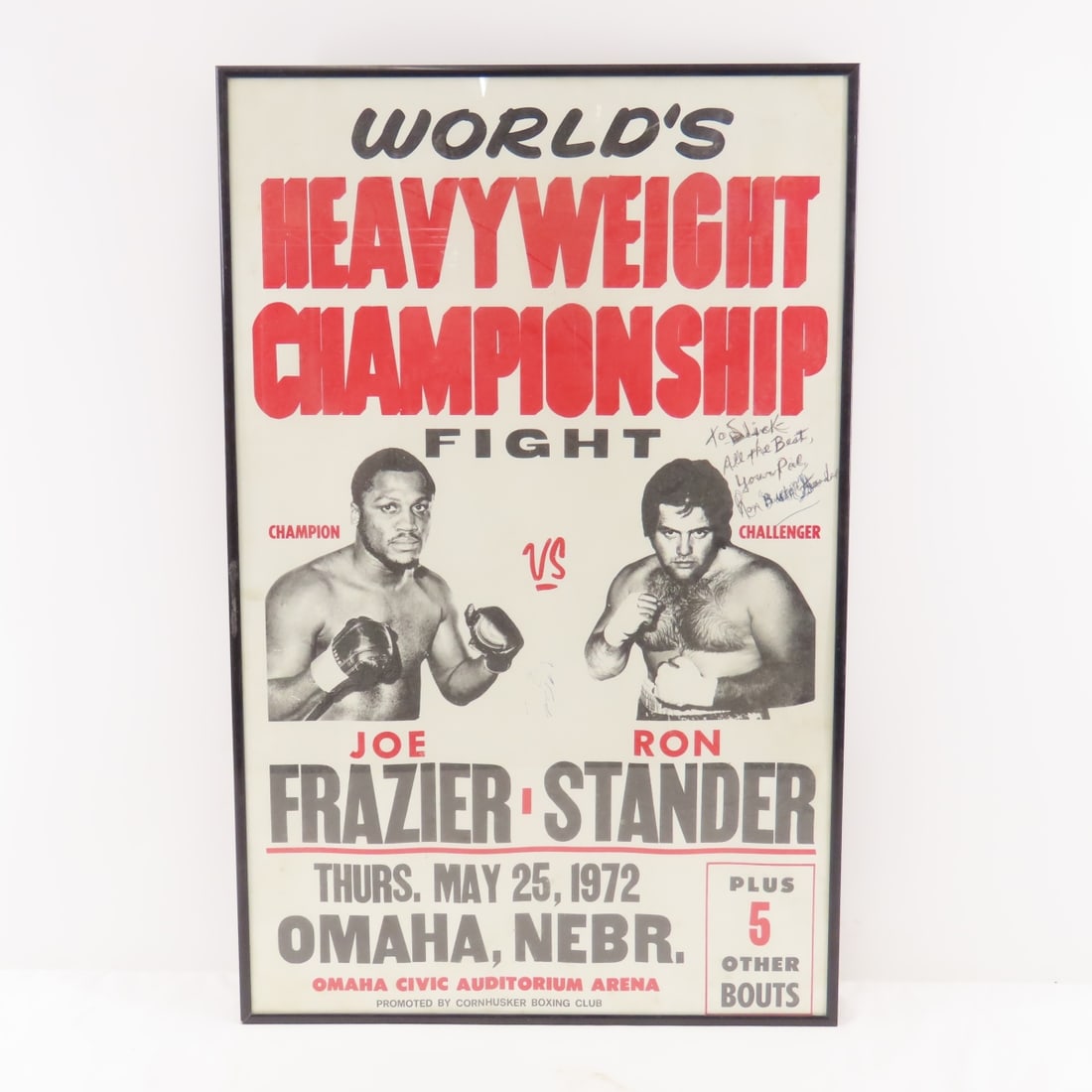 1972 Boxing Poster Worlds Heavyweight Championship (1 of 6)